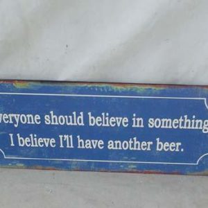 Metal sign - Another beer