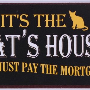 Magnetskylt Cats House
