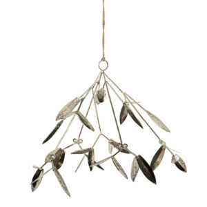 Mistel Metall  Handgjord Champagne 30x19cm