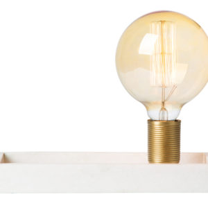 Lampa Tracy Marble White/Green E27
