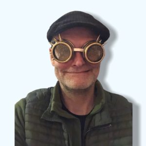 Steampunk Glasögon Guld