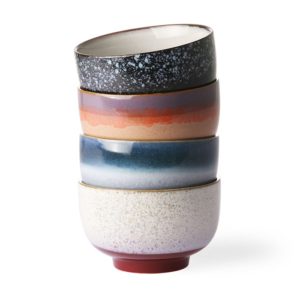 Ceramic 70´s Bowls set of 4