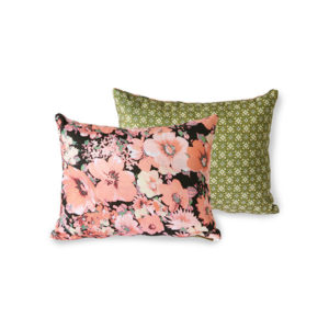 Doris for hkliving: printed cushion floral (30x40)