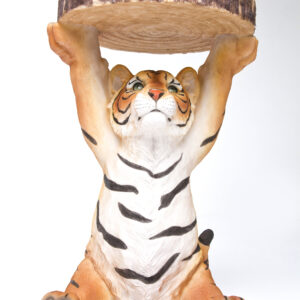 Side Table Animal Tiger Ø35cm