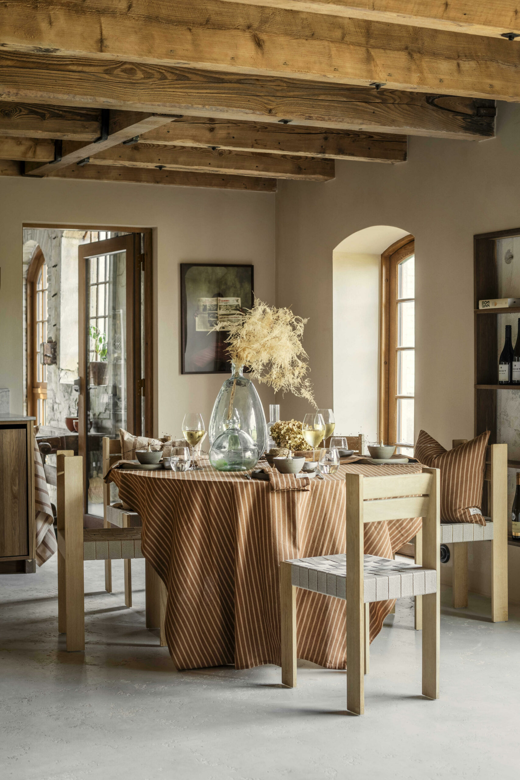 Gustav Ovland Belona kuddfodral 50x50 Beige / Vass - Bild 4