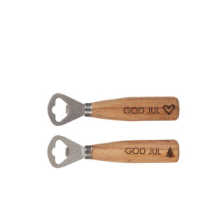 Kapsylöppnare trä GOD JUL