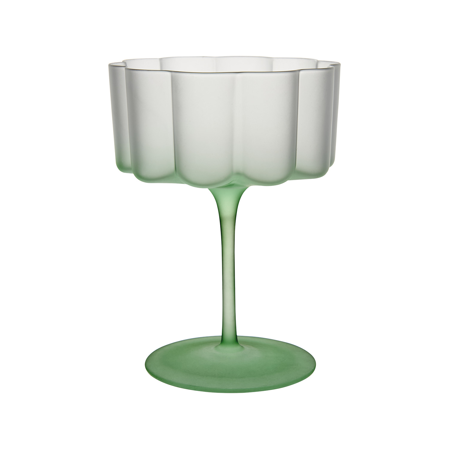LILLIE Cocktail/dessertglas, Grön