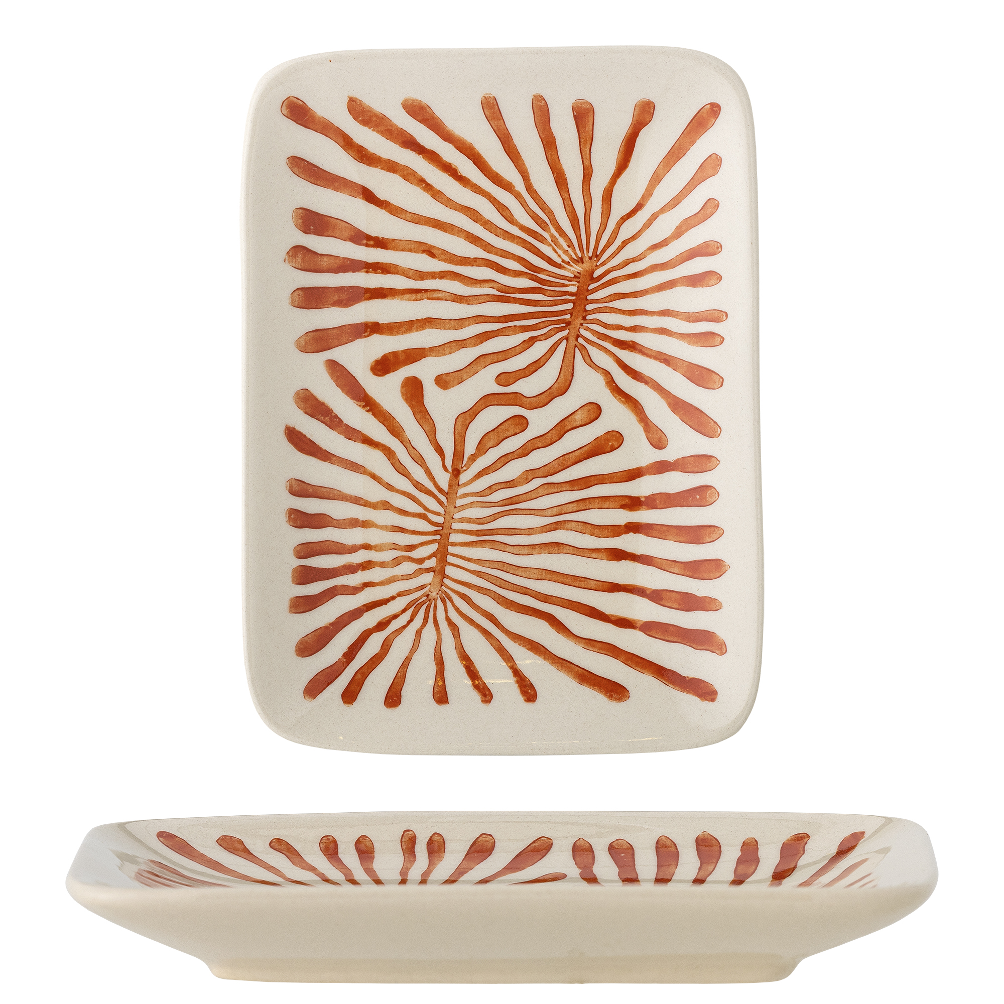 Fauni Plate, Red, Stoneware L15xH2xW11,5 cm - Bild 3