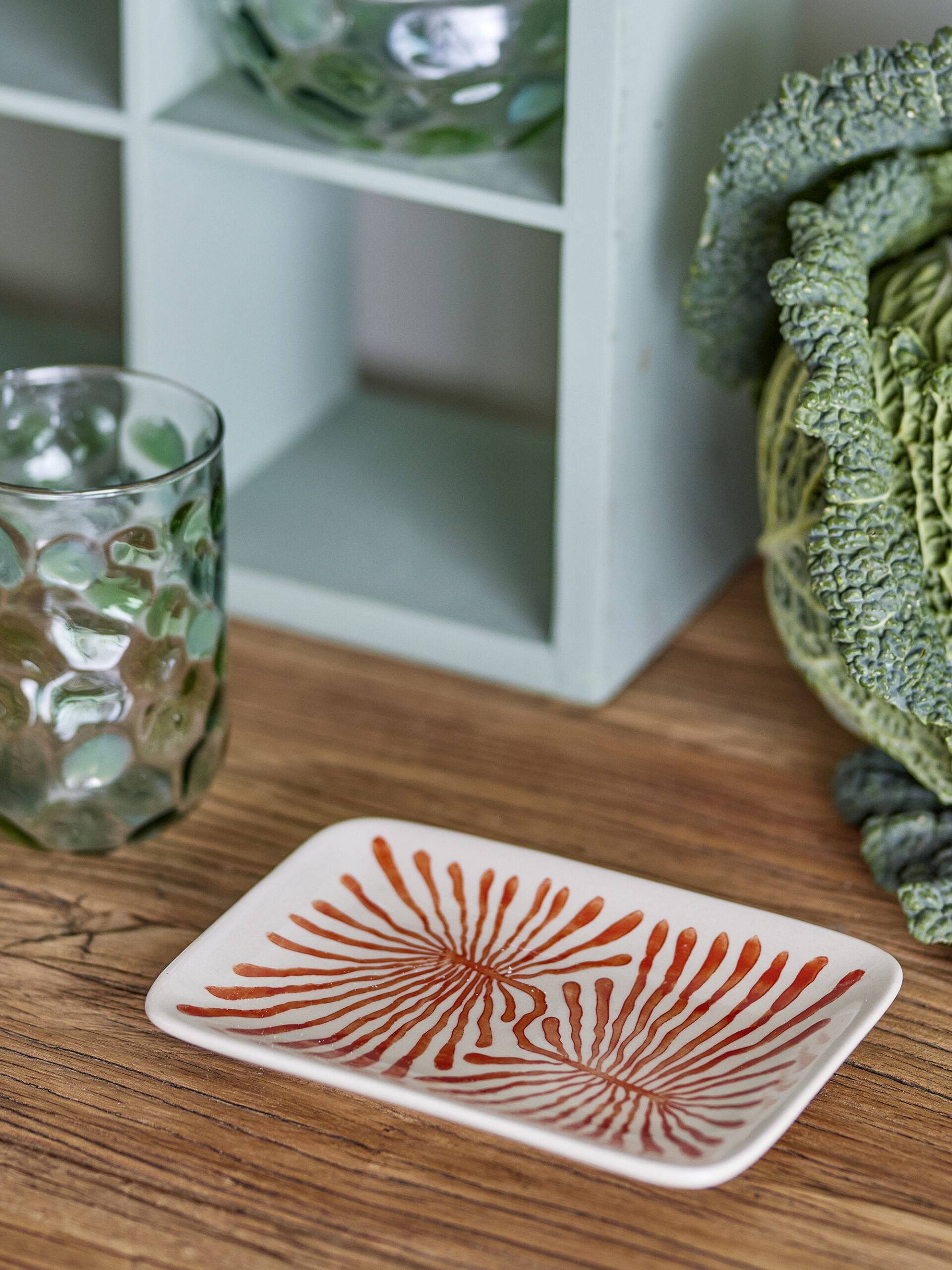 Fauni Plate, Red, Stoneware L15xH2xW11,5 cm - Bild 4