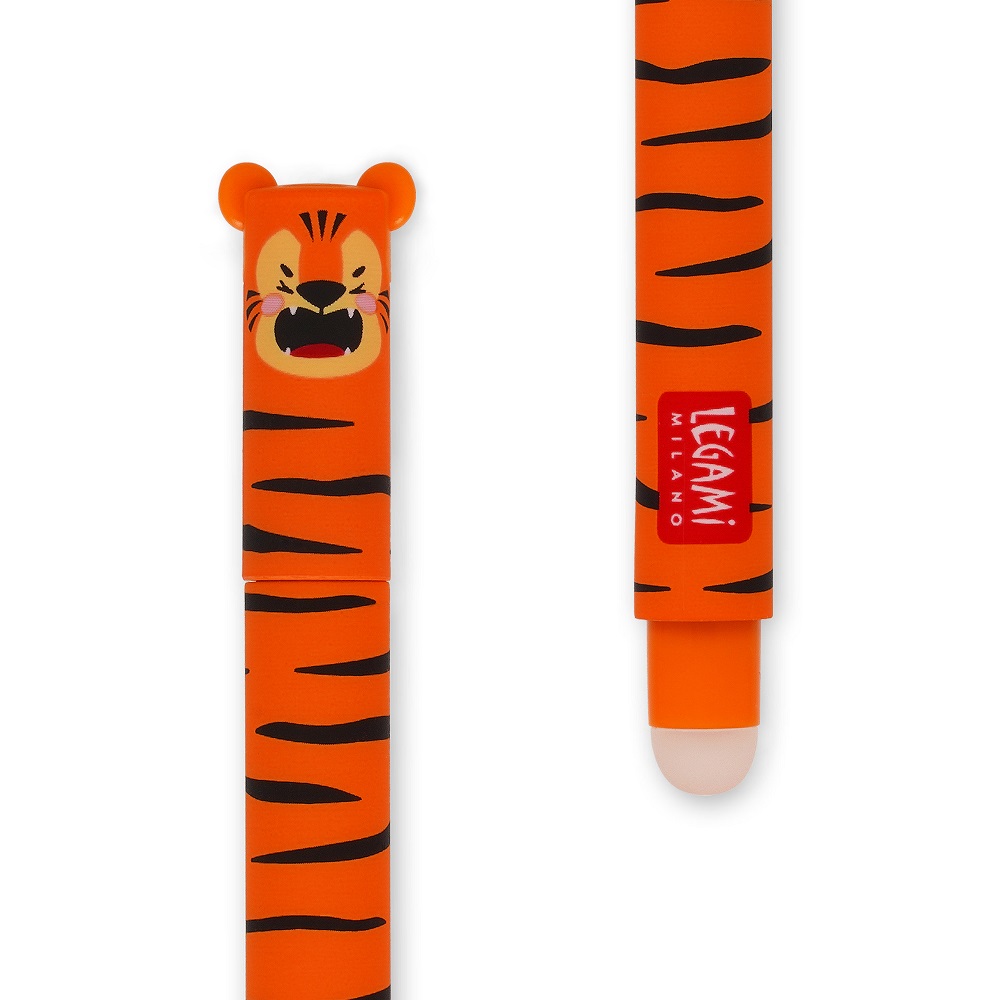 Erasable gel pen, Tiger, orange, gelpenna med utsuddbart bläck - Bild 2