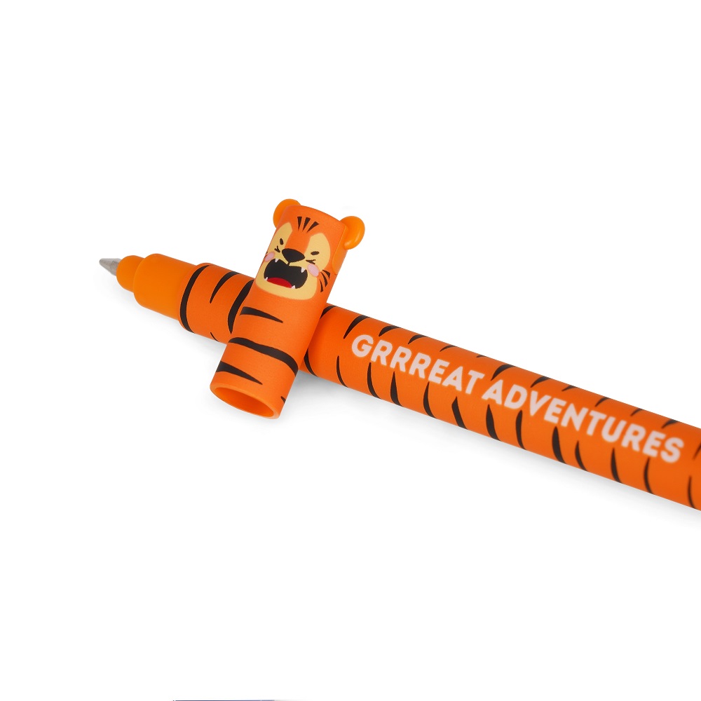 Erasable gel pen, Tiger, orange, gelpenna med utsuddbart bläck - Bild 3