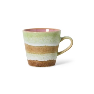 70s ceramics: americano mug, umber