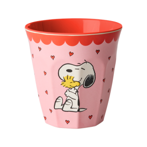 Melamine Cup with Pink Snoopy Print - Medium - 250 ml