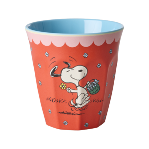 Melamine Cup with Red Snoopy Print - Medium - 250 ml