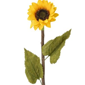 Konstväxt Solros Gul
