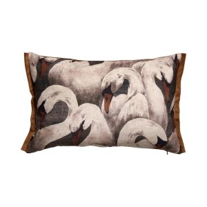 KUDDFODRAL SWAN BRUN 40x60cm